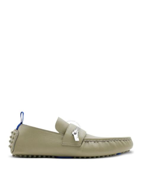 Burberry Burberry Motor Zip-Detail Leather Loafers