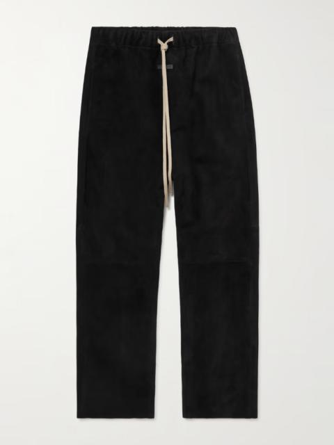 Fear of God $2695 Fear of God Eternal Straight-Leg Suede Drawstring Pant