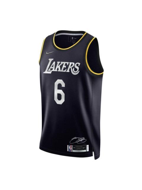 Nike Nike x NBA LA Lakers Icon Edition Jerseys 'LeBron James 6' DH8060-010