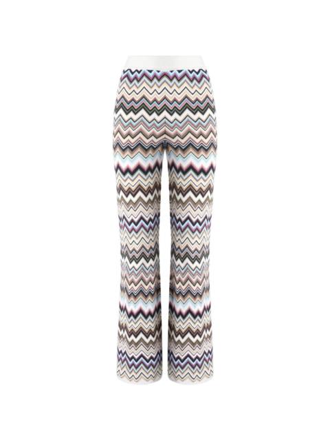 Missoni Missoni Women Zig Zag Motif Wool Trousers