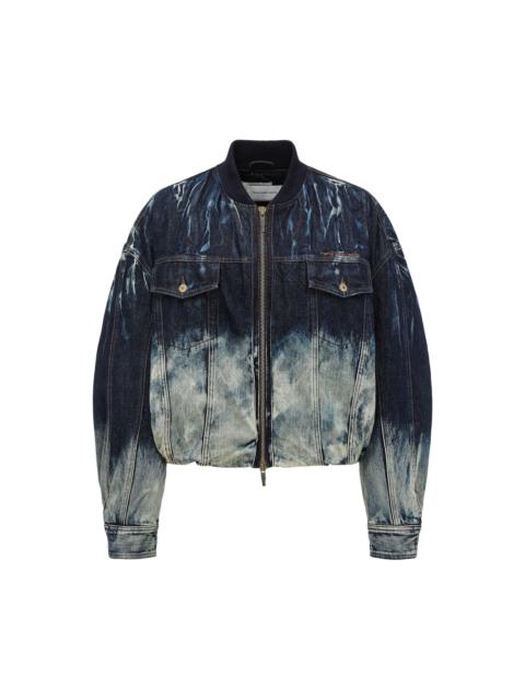 FENG CHEN WANG Feng Chen Wang Deconstructed Gradient Denim Jacket 'Blue Grey'