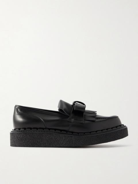 Comme des Garçons GIRL + George Cox Ribbon Leather Loafers