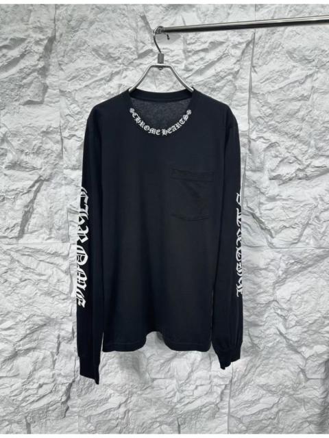 Chrome Hearts Chrome hearts long sleeve neck and sleeve print shirt