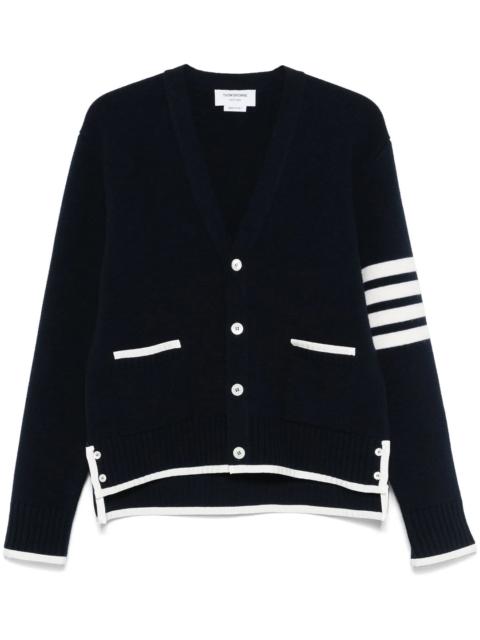 Thom Browne Milano Stitch V Neck Cardigan