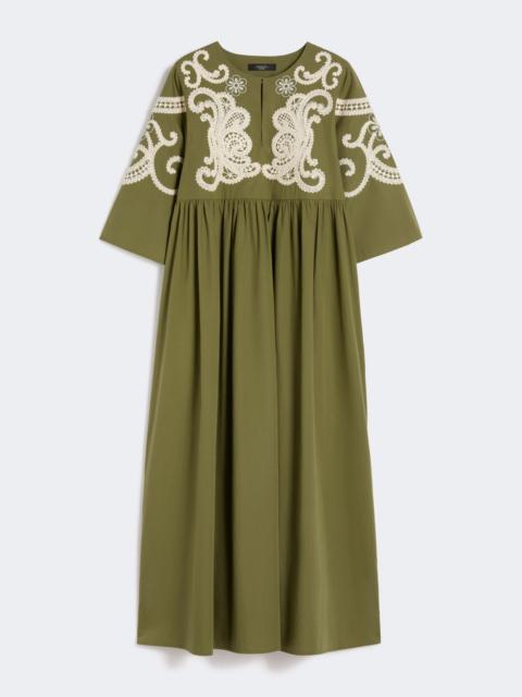 WEEKEND Max Mara Soft cotton poplin dress - KAKI