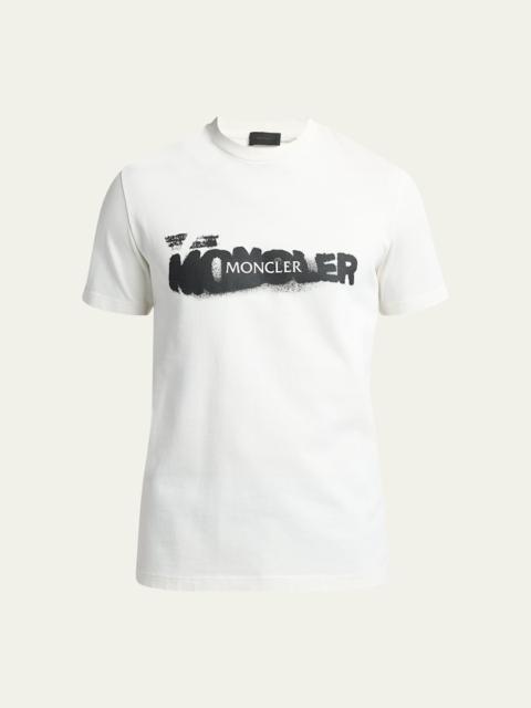 Moncler Men's Graffiti Logo Graphic T-Shirt