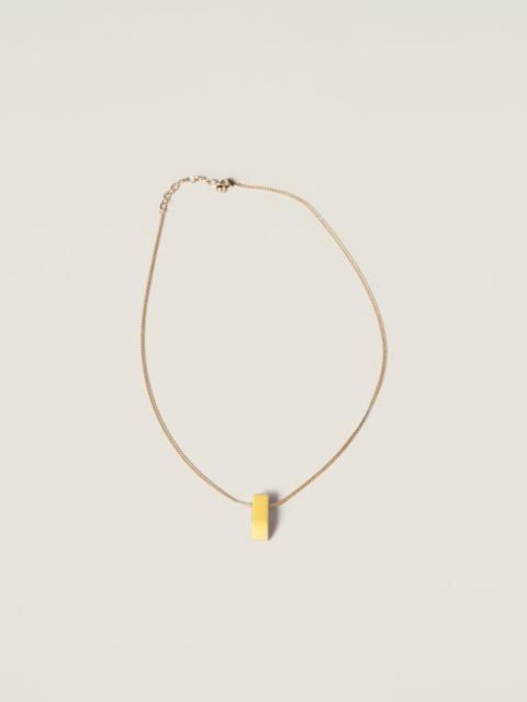 Miu Miu Metal necklace