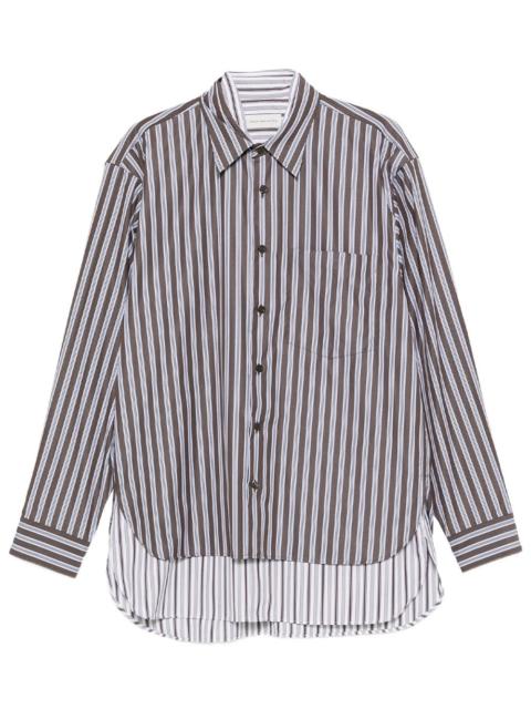 Dries Van Noten Dries Van Noten Men Camicia "Camber" In Cotone A Doppio Strato