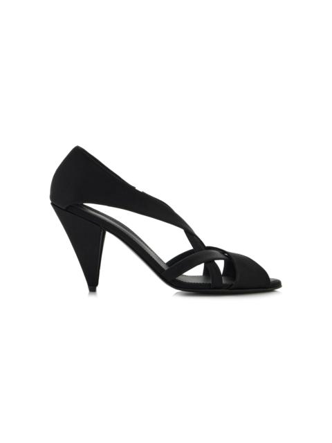 CO Satin Sandals black