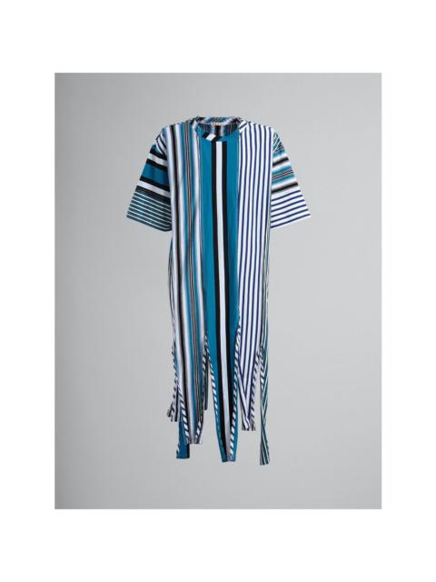 Marni Marni Men'S Striped Multicolor Fringe Detail Shirt
