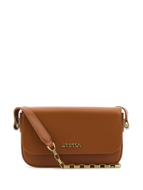 Isabel Marant Women Caramel Leather Lizza Shoulder Bag