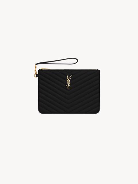 SAINT LAURENT CASSANDRE MATELASSÉ A5 POUCH