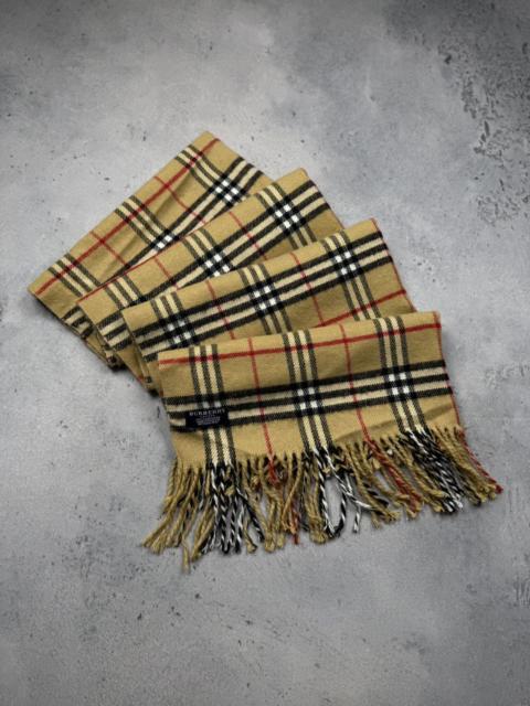 Burberry VTG Burberry London Nova Check 100% Cashmere Scarf England