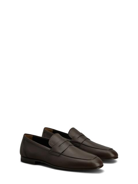 Tod's Tod's Deconstructed Penny Loafer in Cioccolato at Nordstrom
