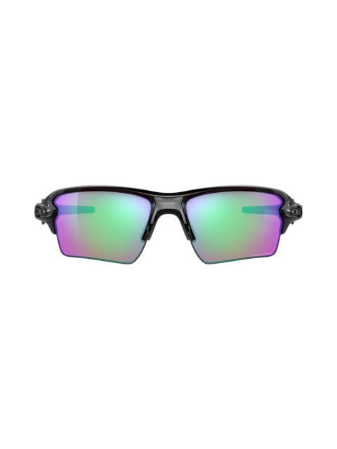 OAKLEY Oakley Flak 2.0 XL 59mm Polarized Sunglasses in Polished Black /Prizm Golf at Nordstrom