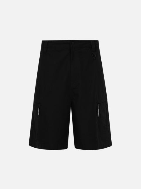 EVISU Logo Embroidery Relax Fit Shorts