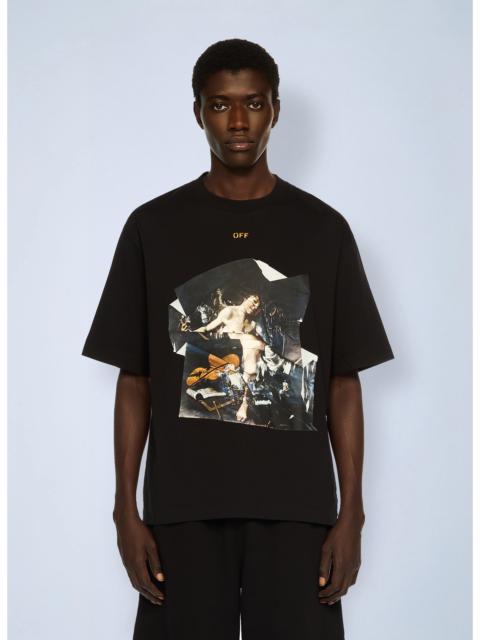Off-White Off-White Men Cupid Paper Skate Logo T-Shirt