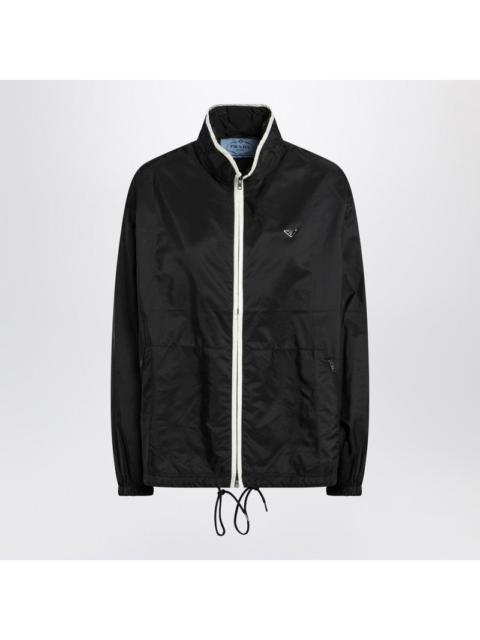 Prada Prada Black/Vanilla Re-Nylon Zip Blouson Women