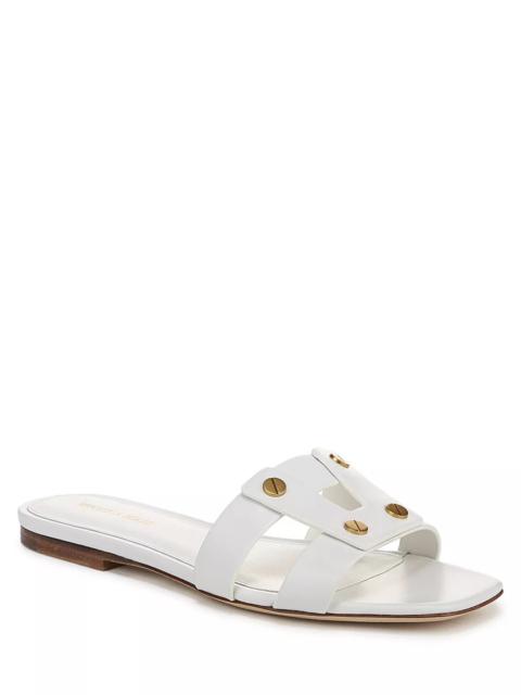 VERONICA BEARD Women's Via Leather Slide Sandals