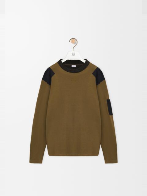 Loewe Long sleeve top in cotton blend