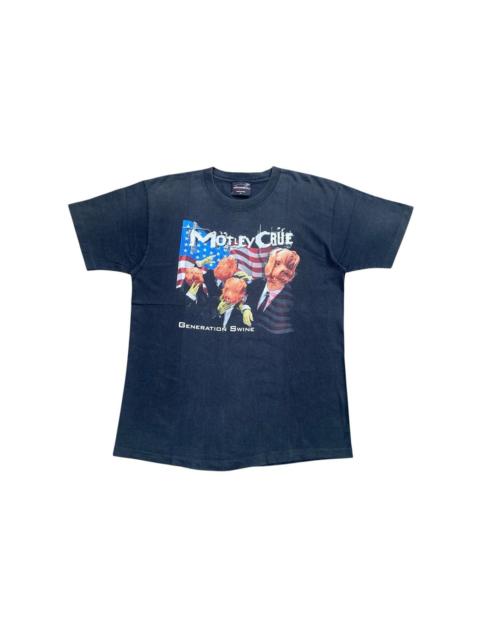 Other Designers Band Tees - Vintage Motley Crue Generation Swine Pig Band Tshirt
