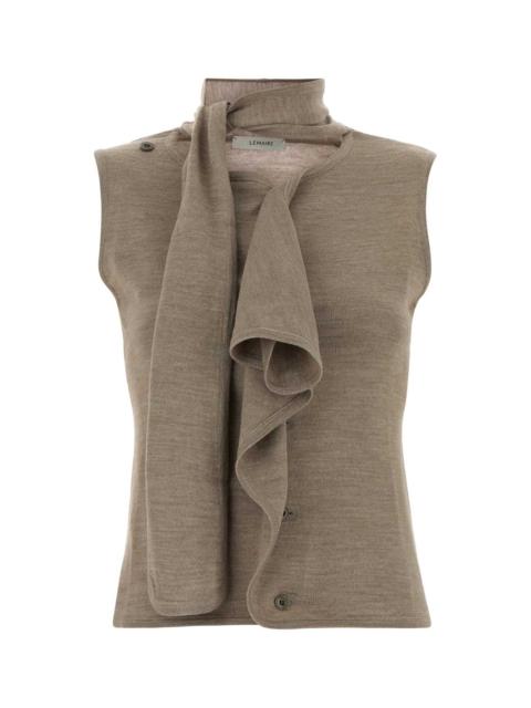 Lemaire Lemaire Women Cappuccino Acrylic And Wool Vest