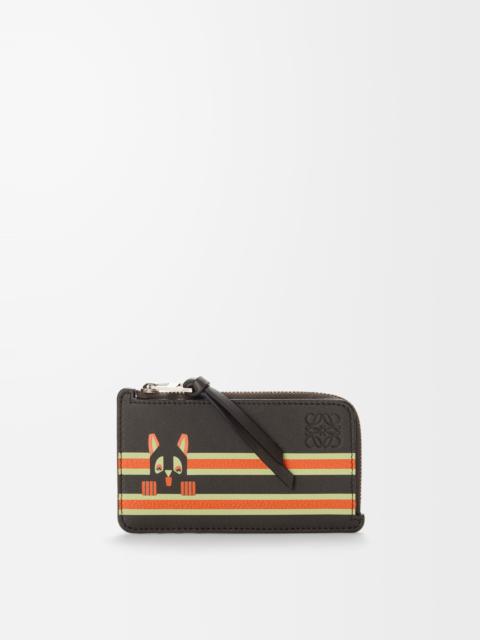 Loewe Futurist Cat coin cardholder in classic calfskin