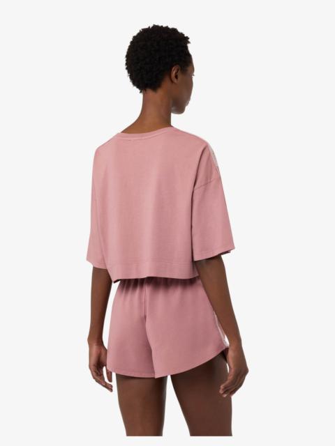 Moschino CROP TOP IN COTTON JERSEY