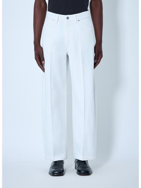 Lemaire Lemaire Men Wide-Leg Denim Trousers