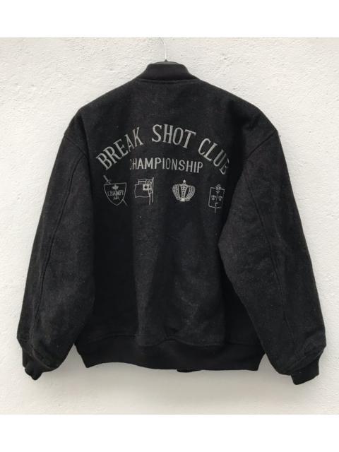 Other Designers Vintage - Break Shot Club Champion Wool Varsity Jackets