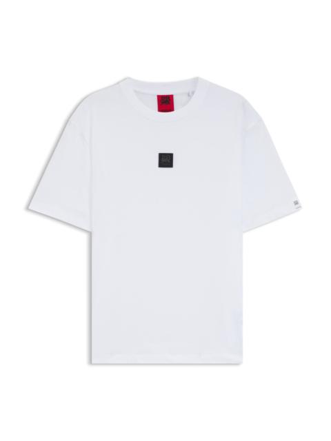 HUGO HUGO X RB T-SHIRT WITH BULL-GRAPHIC LOGO PATCH