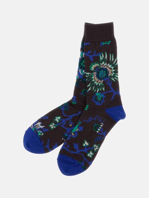 sacai Sacai Women Floral Socks