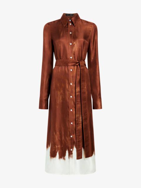 Proenza Schouler Amaya Dress in Double Printed Silk Twill