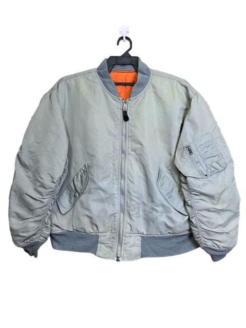 ALPHA INDUSTRIES VINTAGE ALPHA INDUSTRIES MA-1 USAF BOMBER JACKET