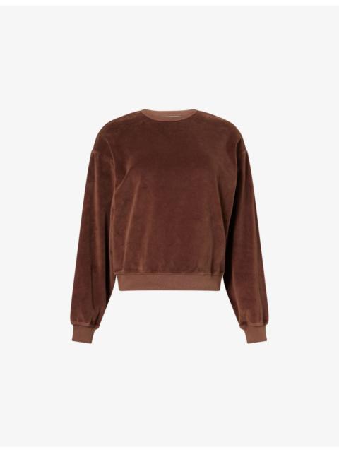 Citizens of Humanity Vintage Round-Neck Cotton-Blend Sweatshirt