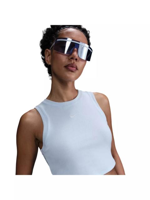 Nike Women's Sportswear Essential Mini-Rib Tight Cropped Tank Top