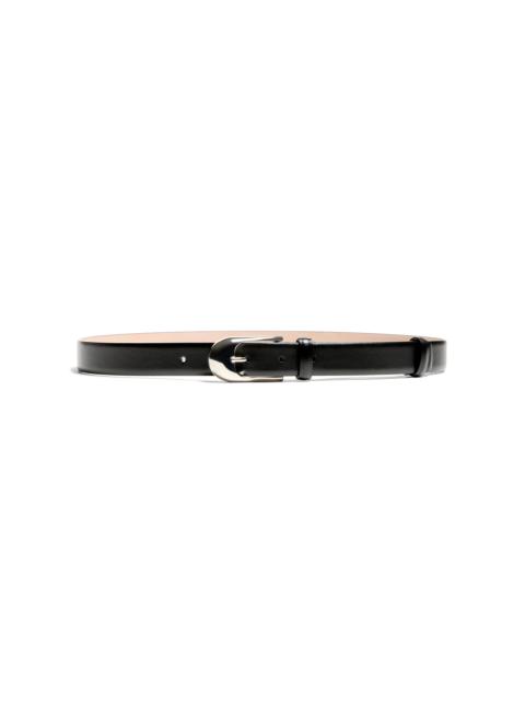 KHAITE Dome Leather Belt black
