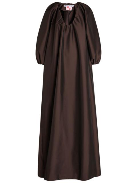 BERNADETTE Bernadette George Stretch-taffeta Maxi Dress