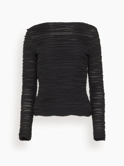 Proenza Schouler Paloma Top in Black