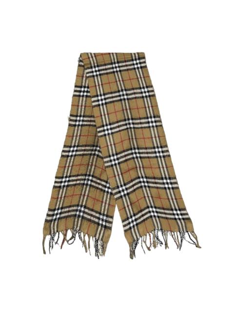 Other Designers Burberry Prorsum - Vintage Burberry Nova Check Lambswool Scarves