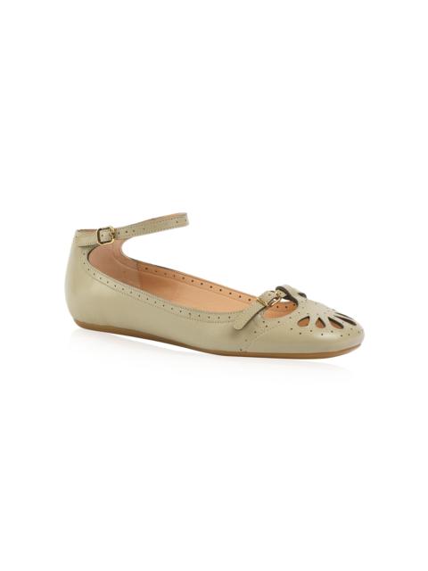 Chloé Misty Leather Ballet Flats neutral