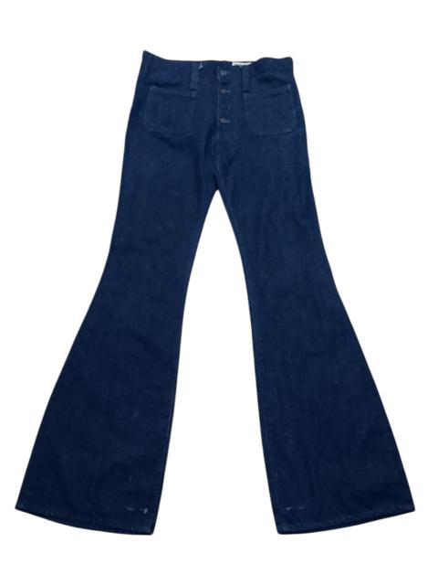 Other Designers CRAZY VINTAGE 70S/80S WRANGLER FLARED BUTTON-FLY JEANS