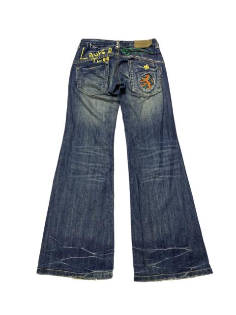 Hysteric Glamour Flare Japanese Brand DRIVE JEANS Washed Denim🌟Low Rise 🌟