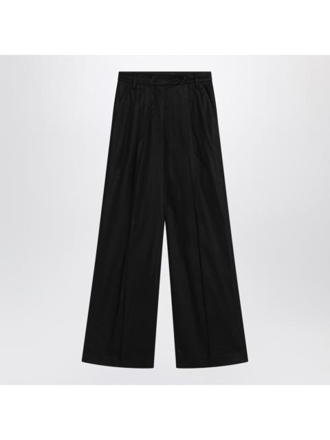 Other Designers Department 5 Wide Black Cotton Pants Women