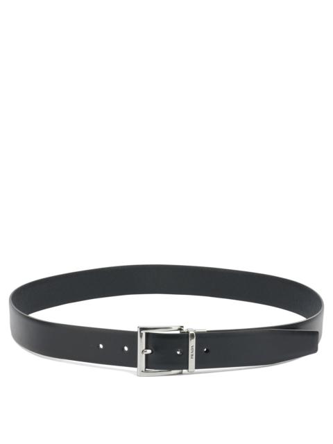 Prada Prada Reversible Leather Belt