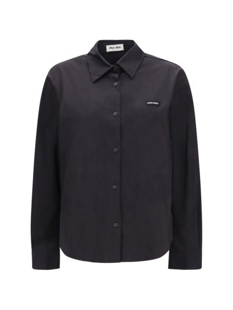 Miu Miu Miu Miu Women Stretch Poplin Shirt