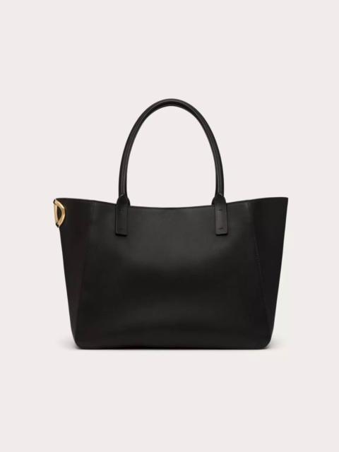 Valentino Valentino Garavani Vlogo Side Shopping Bag In Nappa Calfskin
