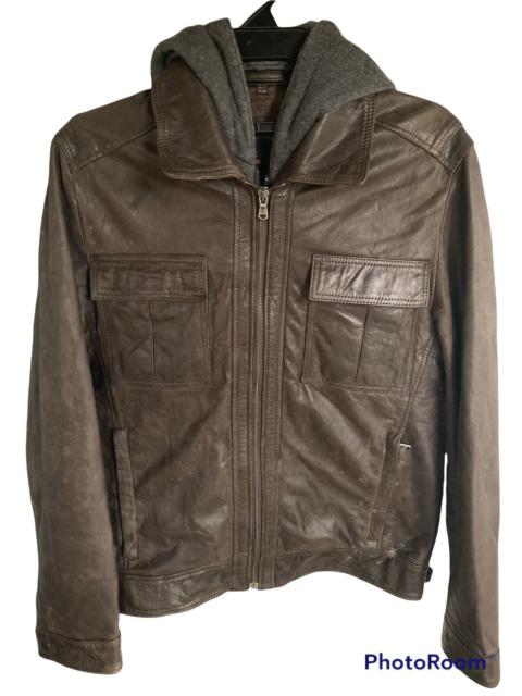 Other Designers Zara leather jacket hoodie