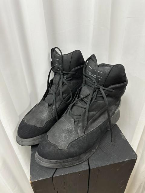 Julius Julius high top suede sneakers