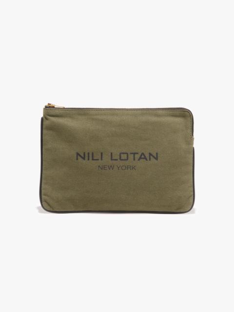 NILI LOTAN CANVAS POUCH